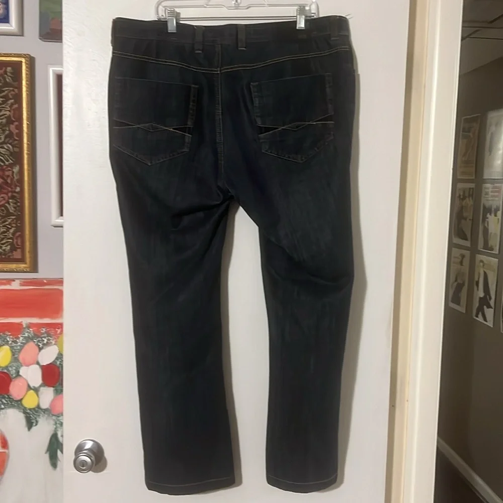 Enzo mens dark blue denim